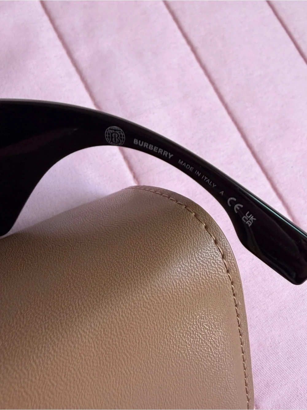 Burberry Black Oversized Square Sunglasses women authentic